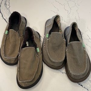 Two pairs, Sanuk, men’s size 6